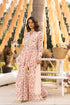 Nude Pink Printed Sharara Set